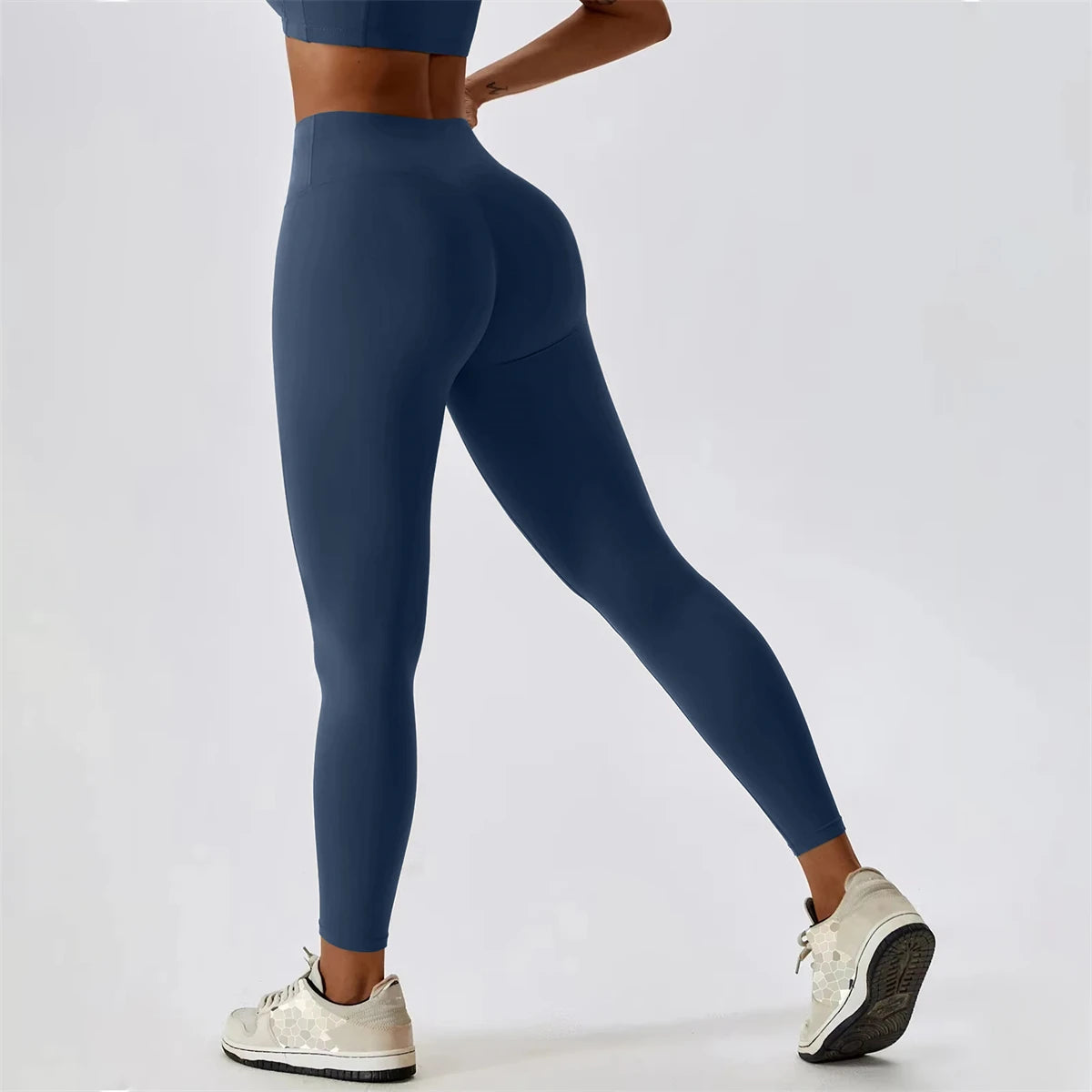 Women Push Up Leggings Yoga Pants Sports Clothes Stretchy High Waist Athletic Exercise Fitness Leggings Workout Gym Tight