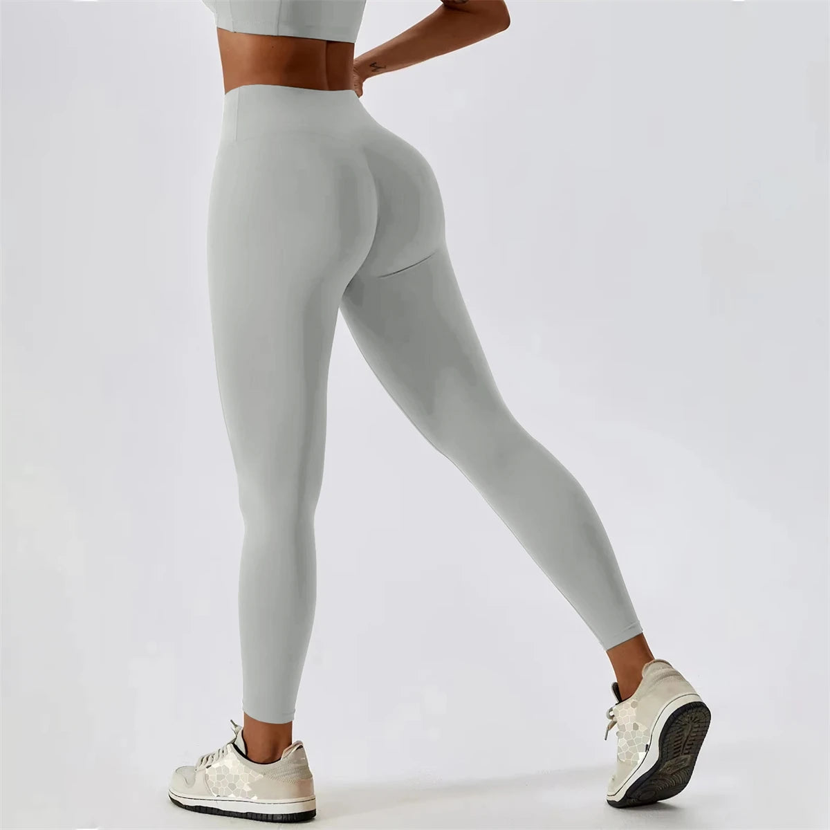 Women Push Up Leggings Yoga Pants Sports Clothes Stretchy High Waist Athletic Exercise Fitness Leggings Workout Gym Tight