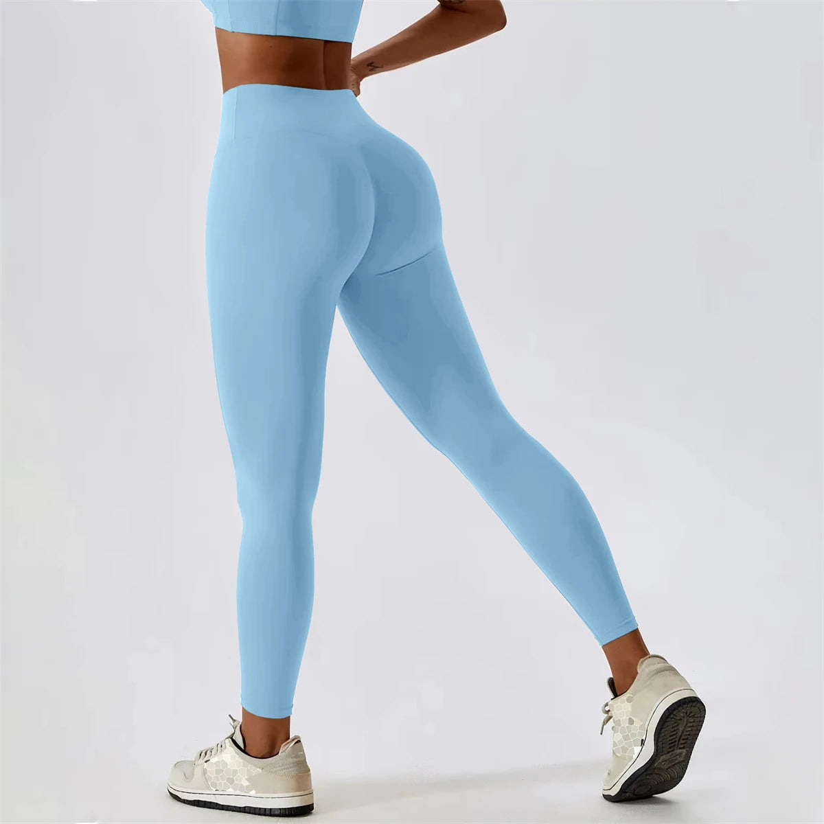 Women Push Up Leggings Yoga Pants Sports Clothes Stretchy High Waist Athletic Exercise Fitness Leggings Workout Gym Tight