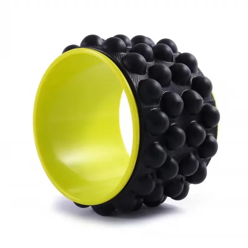 New Premium Foam Yoga Massage Roller Yoga Wheel Back Stretcher Back Massager for Back Pain Relief Gym Home Fitness Equipment