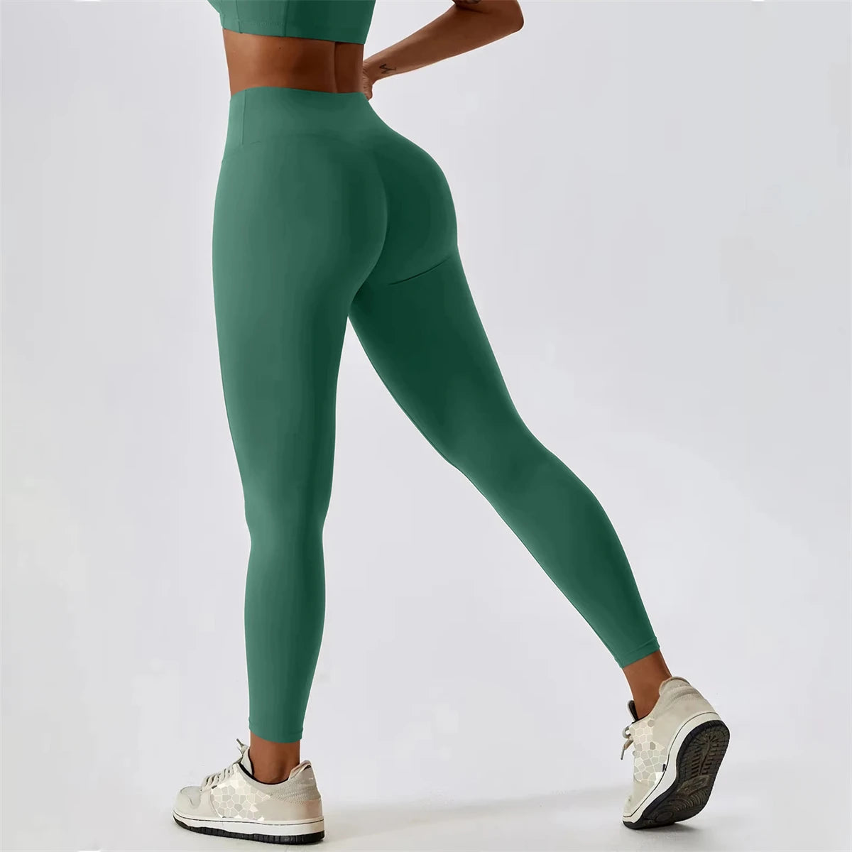 Women Push Up Leggings Yoga Pants Sports Clothes Stretchy High Waist Athletic Exercise Fitness Leggings Workout Gym Tight