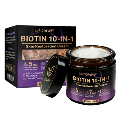 Made and Shipped from USA ✨QIAWI® Biotin 10-in-1 Skin Restoration Cream 🍀
