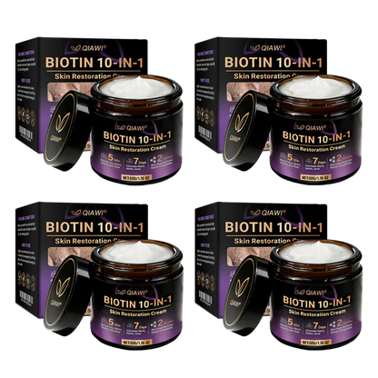 Made and Shipped from USA ✨QIAWI® Biotin 10-in-1 Skin Restoration Cream 🍀